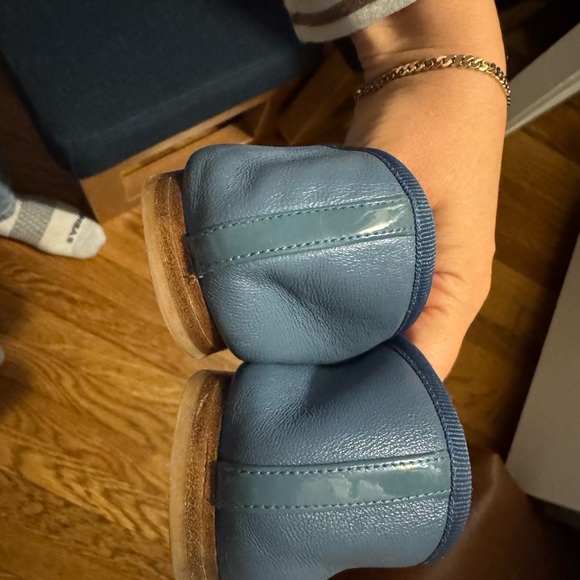 Margaux The Demi Ballet Flats in Cerulean Blue - Picture 5 of 5